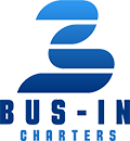 Charter bus transportation logo